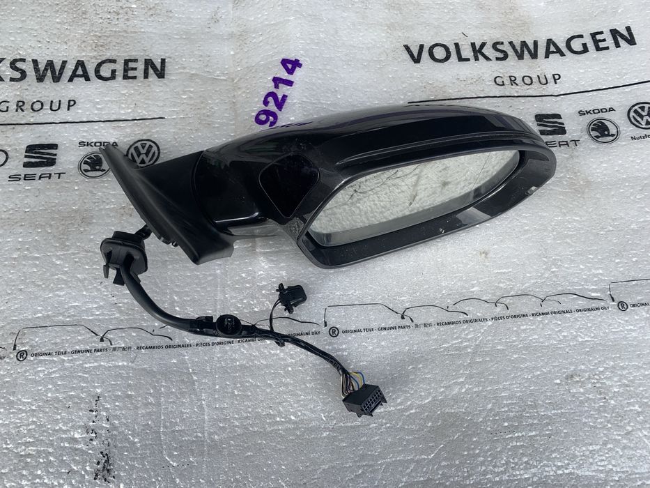 Audi A6 C7 lusterko zewnetrzne prawe martwe pole fotochrom 14+2