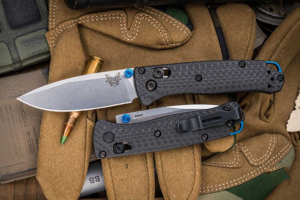 Брелок EDC компактний фолдер Benchmade 533-3 Mini Bugout Carbon Fiber