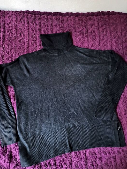Golf damski/męski czarny XL