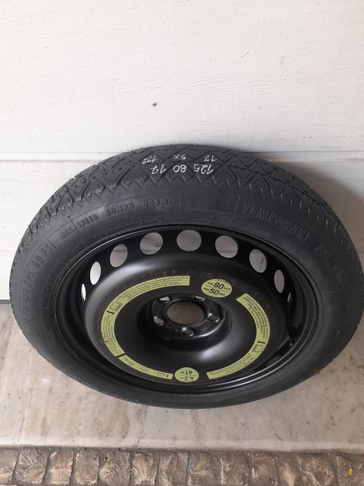 Roda suplente emergência 16 e  17 Mercedes Audi BMW VW Seat 5x112