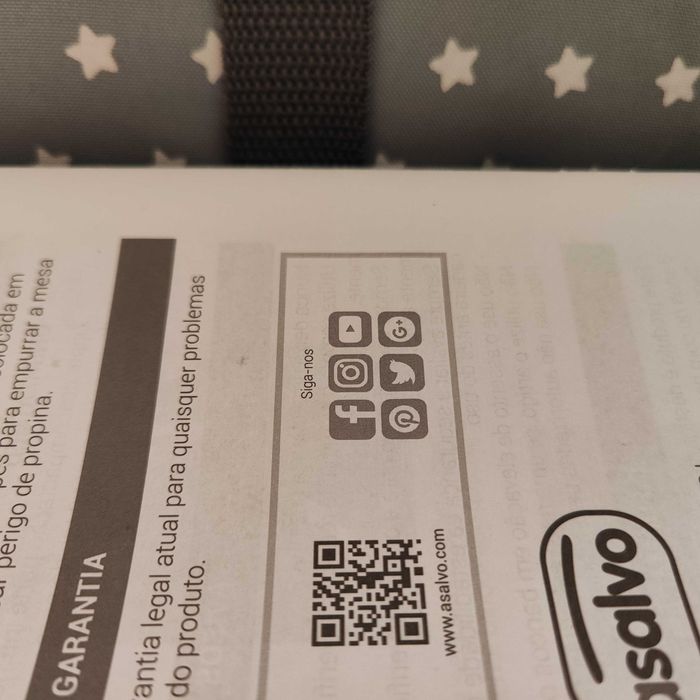 Cadeira portátil da marca Asalvo impecável – como nova