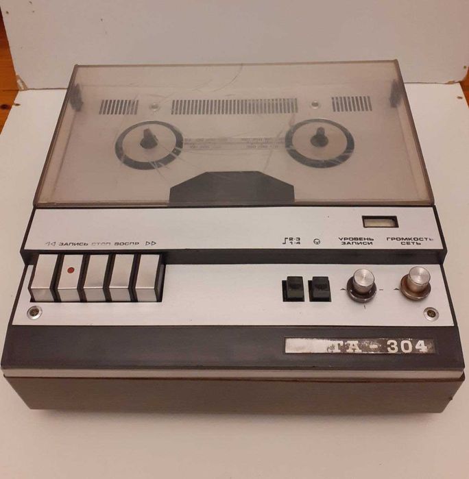 Бобинный магнитофон НОТА-304. 1979г. СССР.