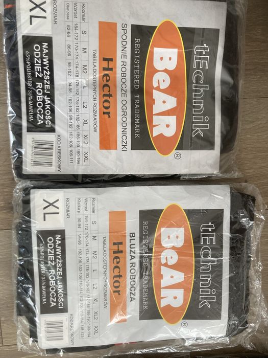 Kombinezon czarny nowy XL