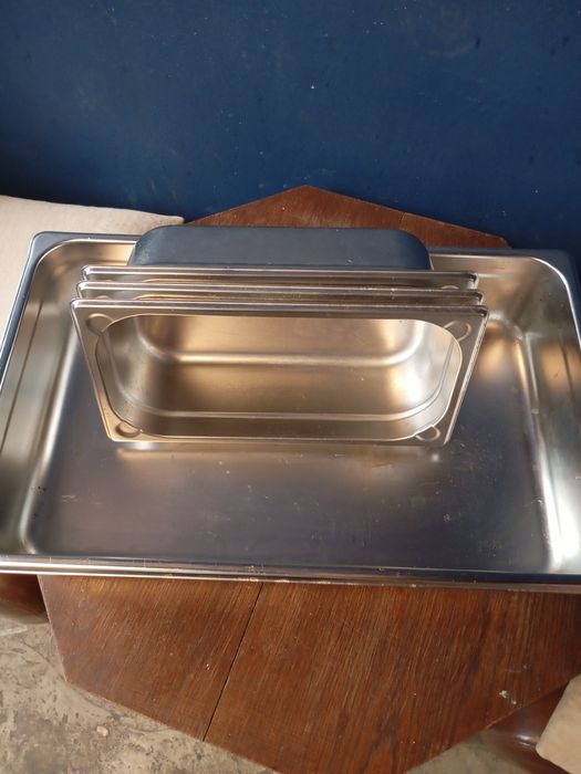 Conjunto de Cubas GN em Inox para Restauração