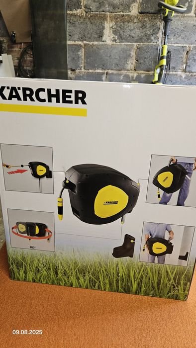 Wąż ogrodowy Karcher 20m 1/2" bęben zwijak do montażu na ścianę