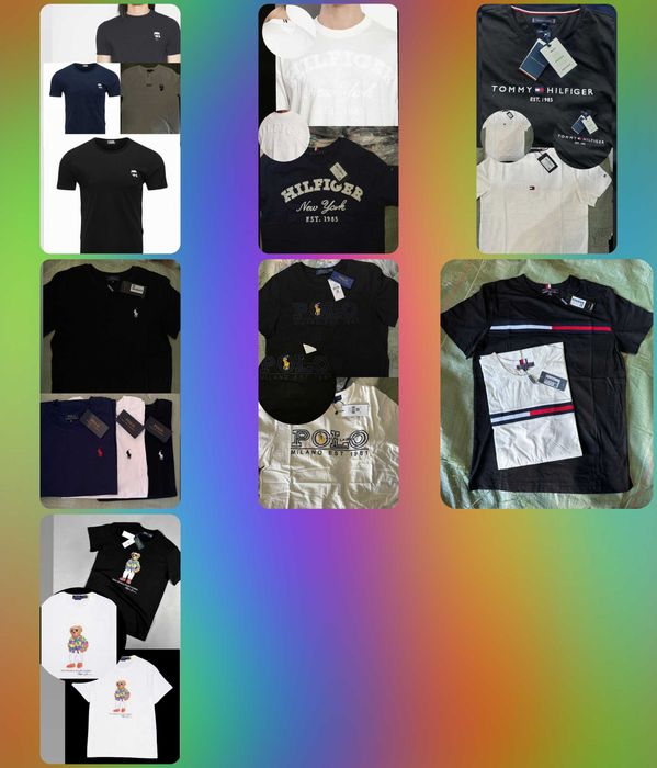 Koszulki ralph lauren shirt męskie karl koszulka męska tommy OUTLET