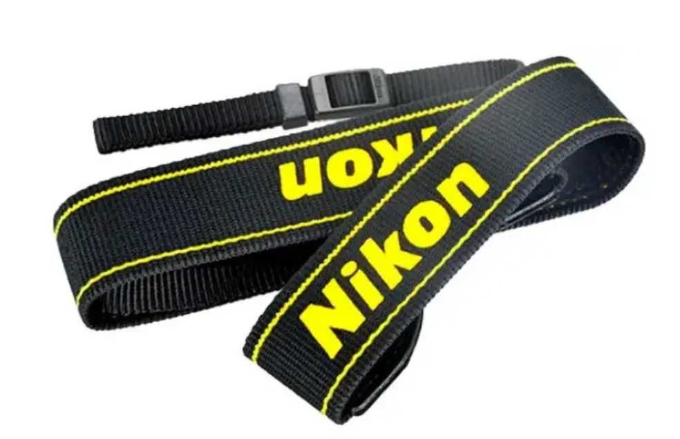 Плечовий шийний ремінь для фотоапаратів NIKON D, P, S - серії Оригінал!
