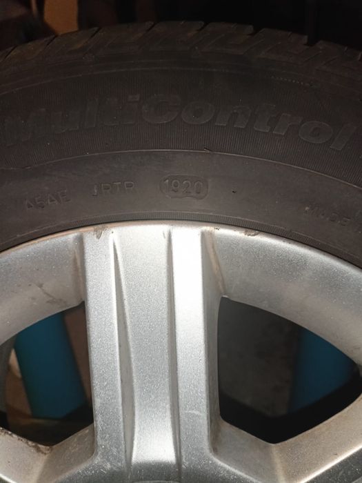 Komplet  opon wielosezonowych  +alufelgi 15/195/65