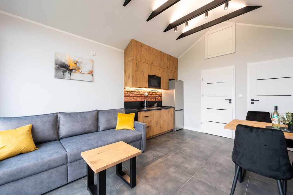 Całoroczne stylowe domki w Jastrzębiej Górze, 350m do morza