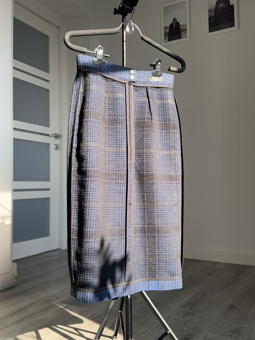 Спідниця олівець картата