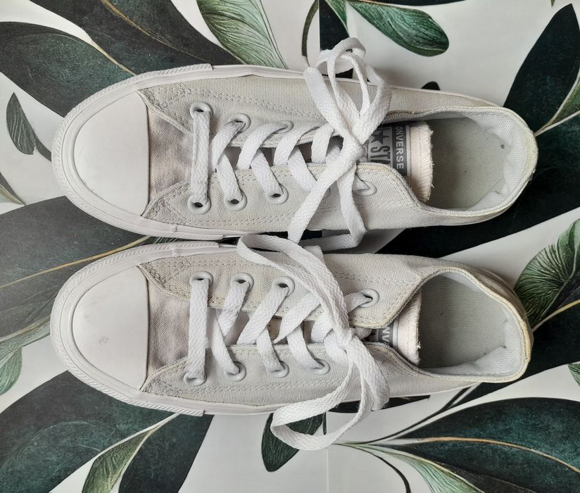 Niskie trampki turkusowe converse Conversy