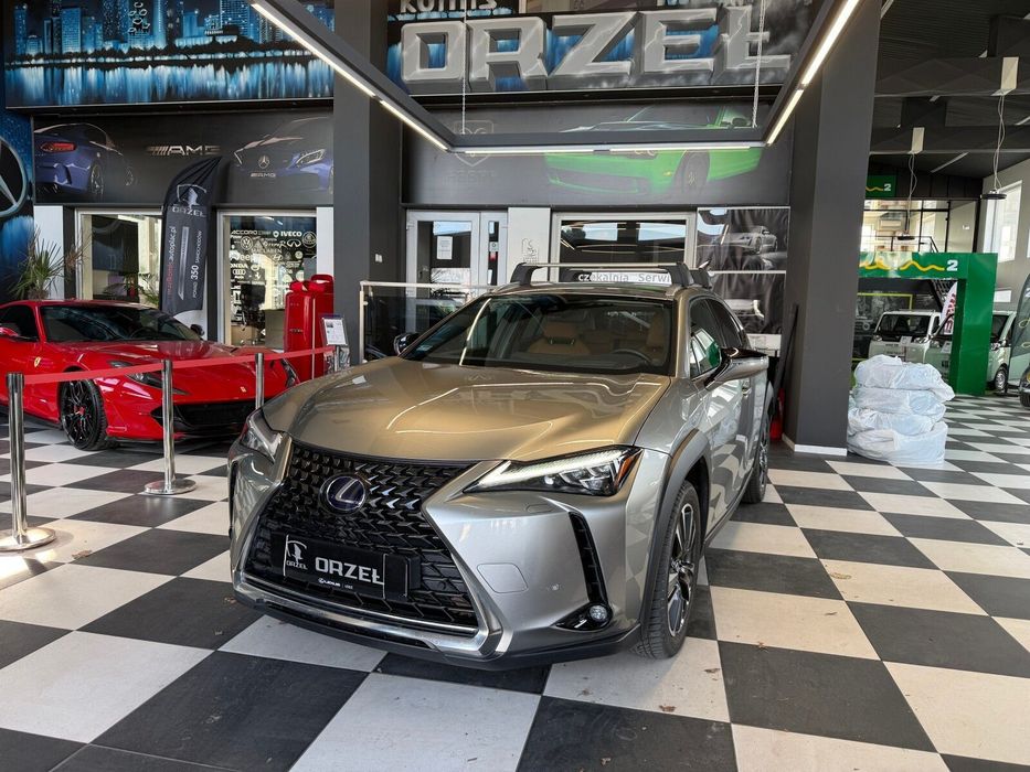 Lexus UX SalonPl/1W/Serwisowany/Bezwypadkowy/4x4/Automat/HeadUp/Navi/ACC/BT