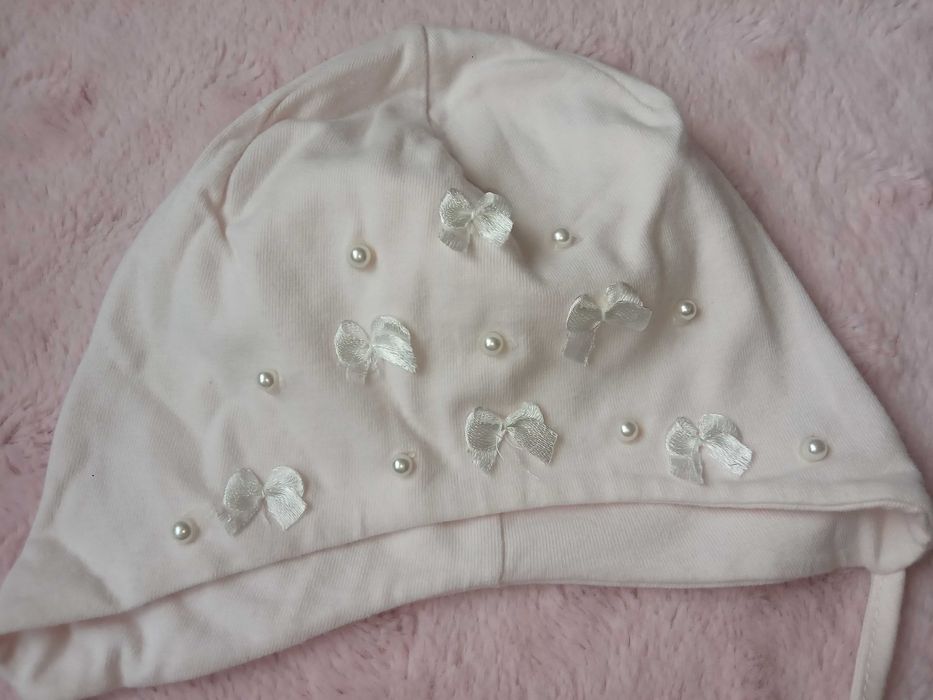 Czapeczka bawełniana dziewczęca, na wiosnę/ jesień, 5.10.15