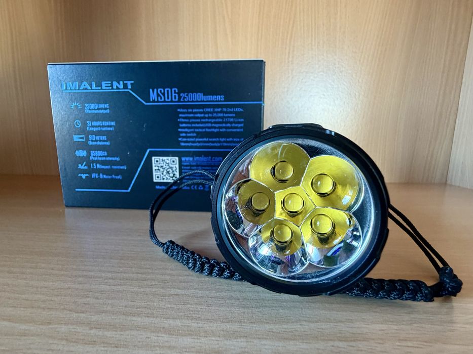Imalent MS06W Latarka•25000 Lumen