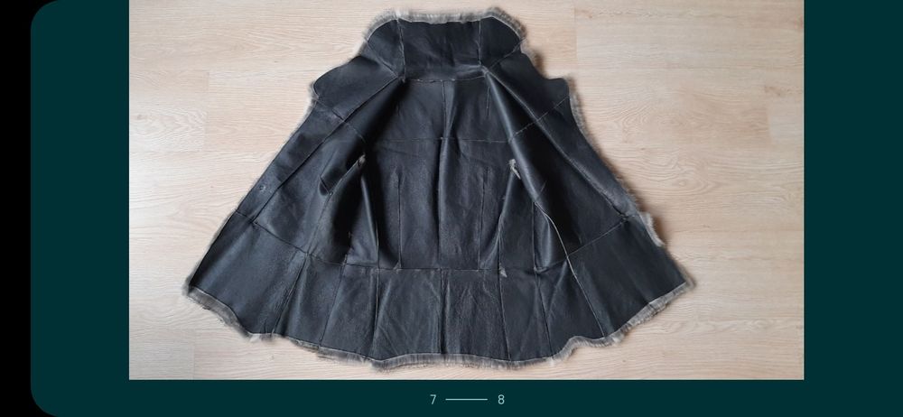 Futro naturalne dwustronna kamizelka, r.38