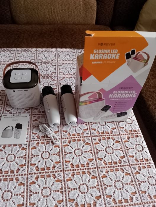 Głośnik LED karaoke speaker nowy