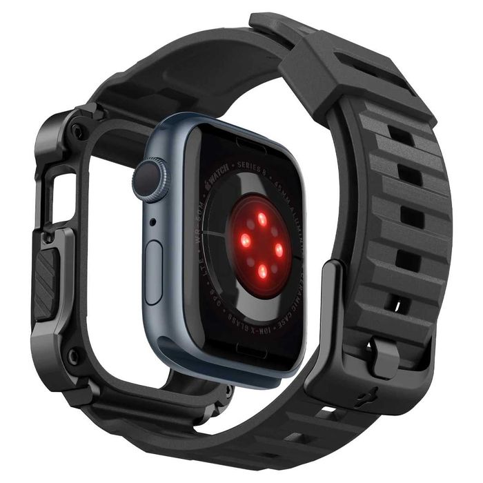 Ремешок Spigen Tough Armor Pro Metal Чехол для Apple Watch 45