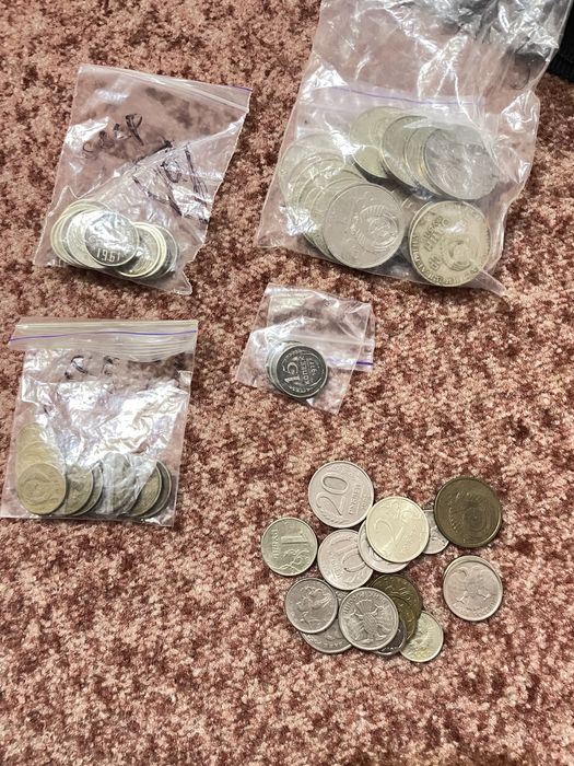 Монеты ювилейные СССР и др.