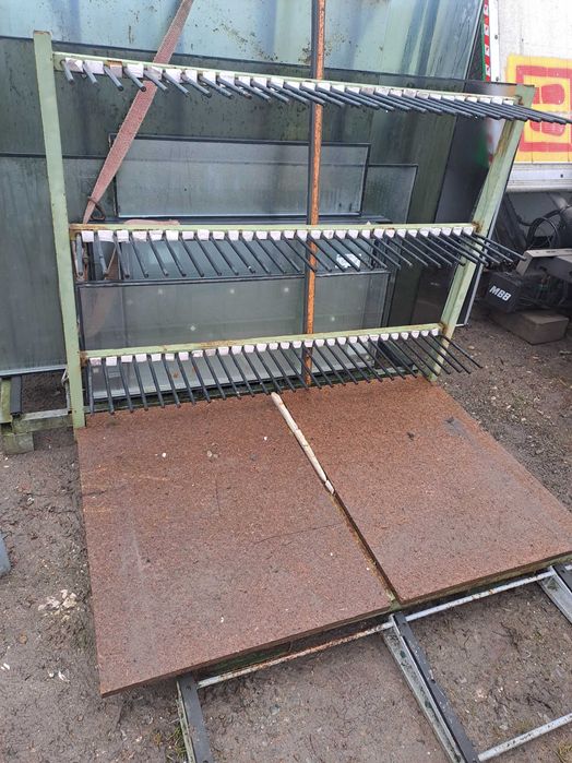 regał do szyb szkła