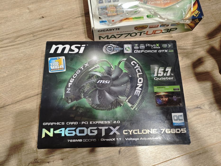 Cyclone Nvidia Gt460 Cyclone GeForce GTX 460: 500 Комплектуючі та