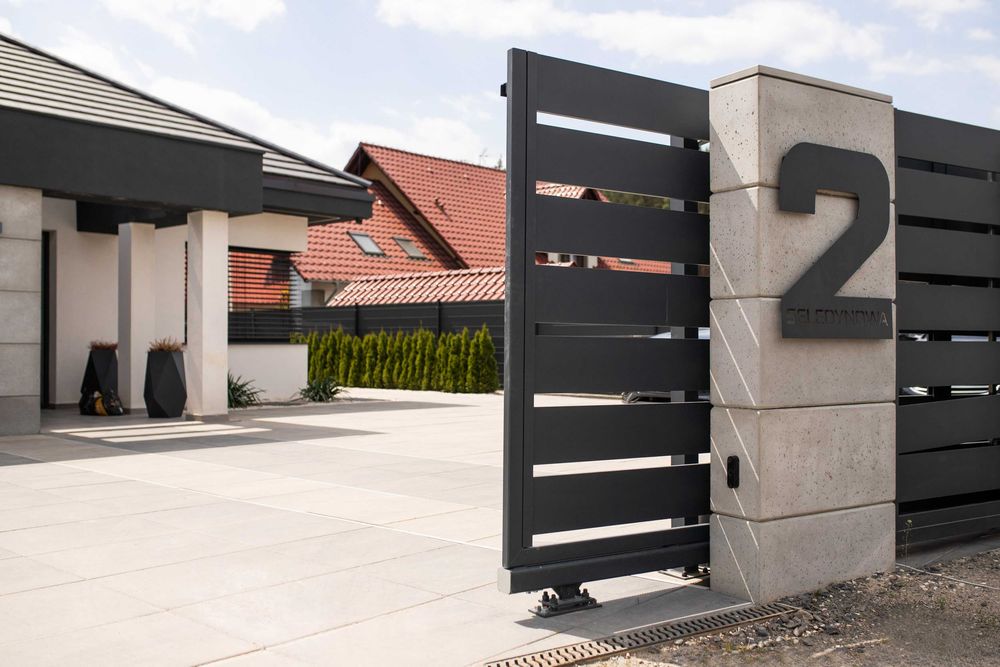 Ogrodzenie Frontowe, Palisada Aluminium, Przęsła Aluminiowe, Joniec -