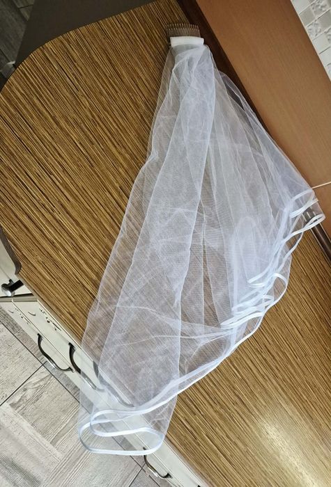 Welon ślubny 90 cm