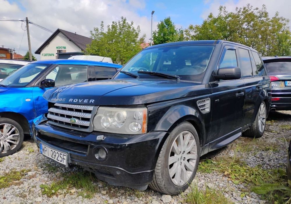 Land Rover Range Rover 2008r, 3.6 DIESEL, AUTOMAT. 4x4, Lekko uszkodzony prawy przód.