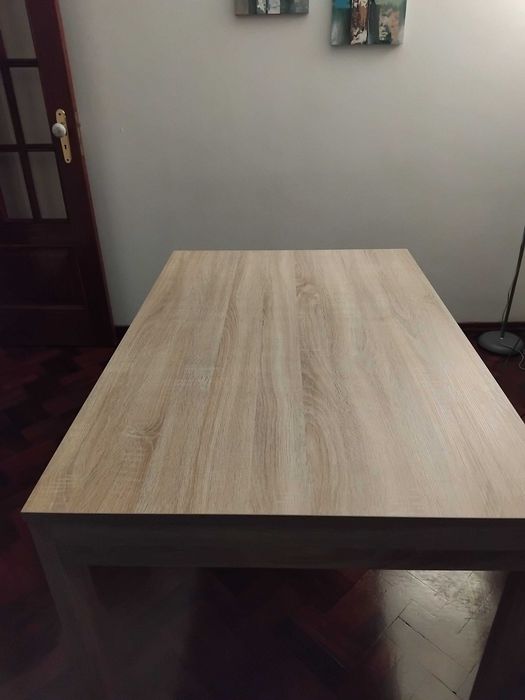 Mesa de jantar em madeira de carvalho sonoma ( nova ))