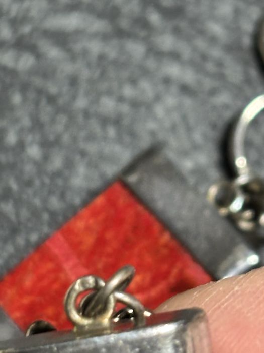 Bransoletka koral vintage 925