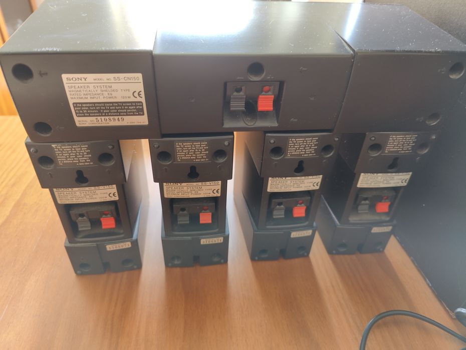 Colunas Sony Home cinema 5.1