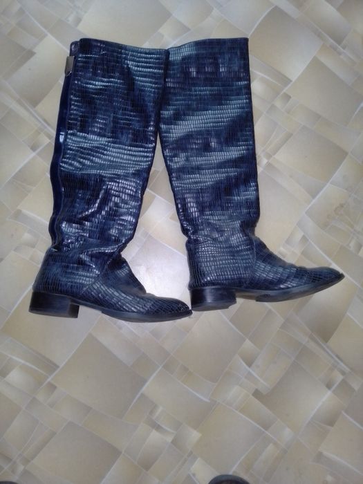 Сапоги женские черные демисизонные