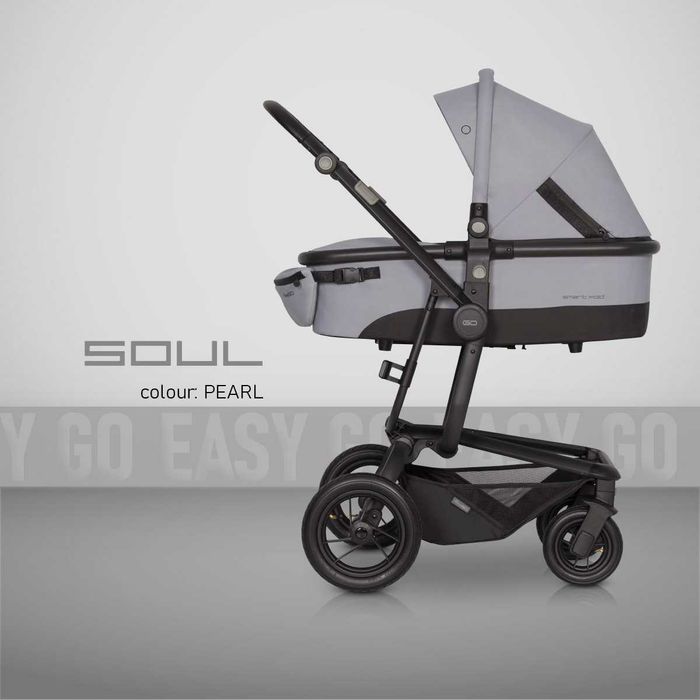 EasyGo Soul lekki wózek 2w1 na pompowanych kółkach