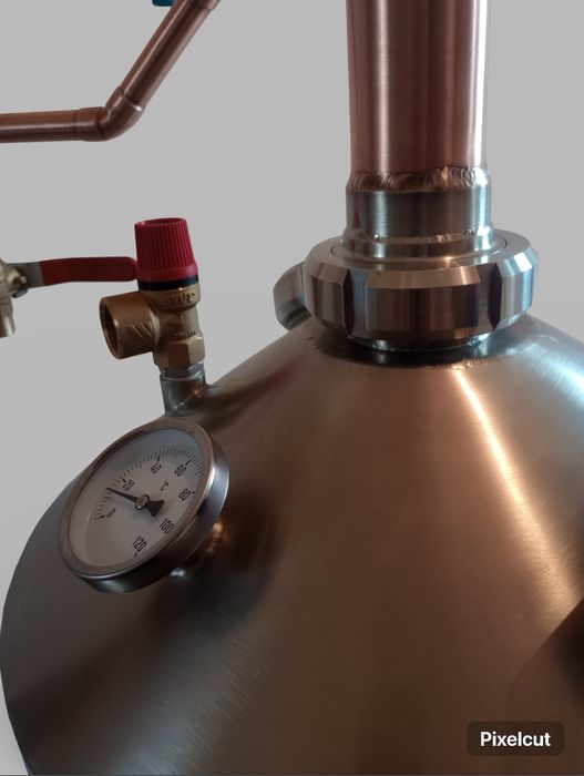 Destylator do domowych alkocholi i spirytusu. Bimbrownica miedziana