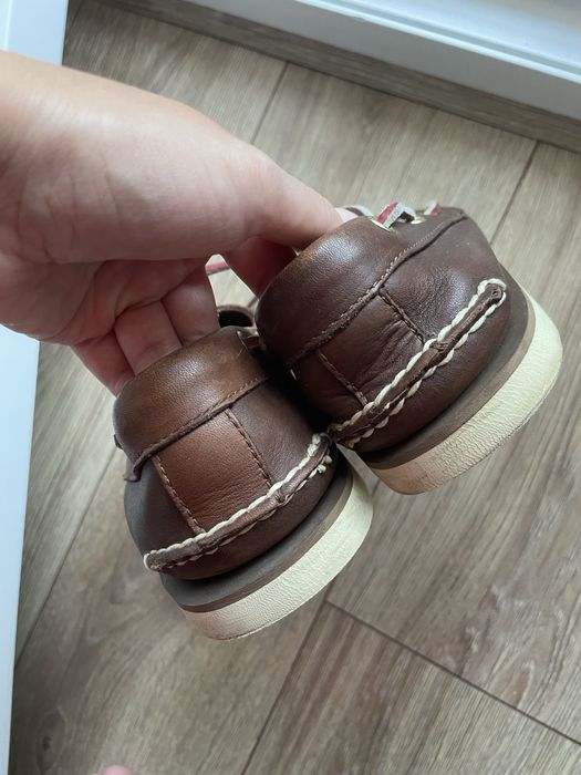 Шкіряні оригінальні лофери/мокасини timberland