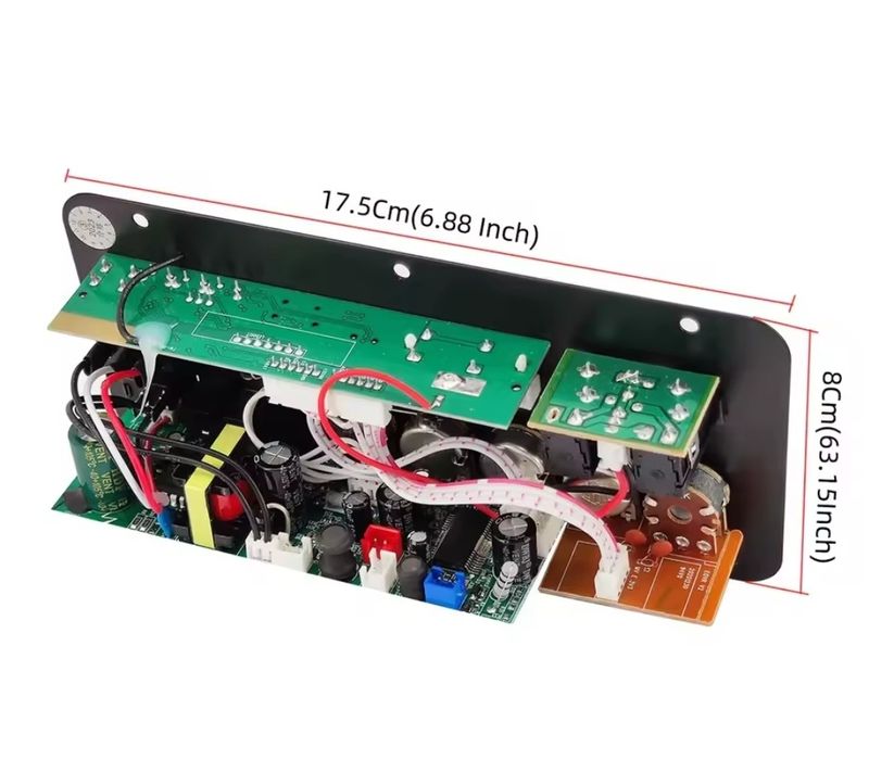 Bluetooth автомобильный усилитель D10-II 12В/24В (AUX,TF,USB, звук