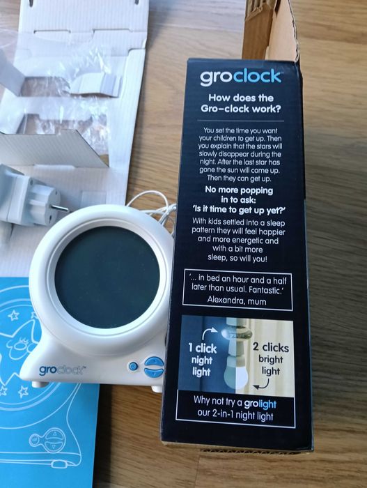 Relógio Infantil Groclock – Treinador de Sono para crianças