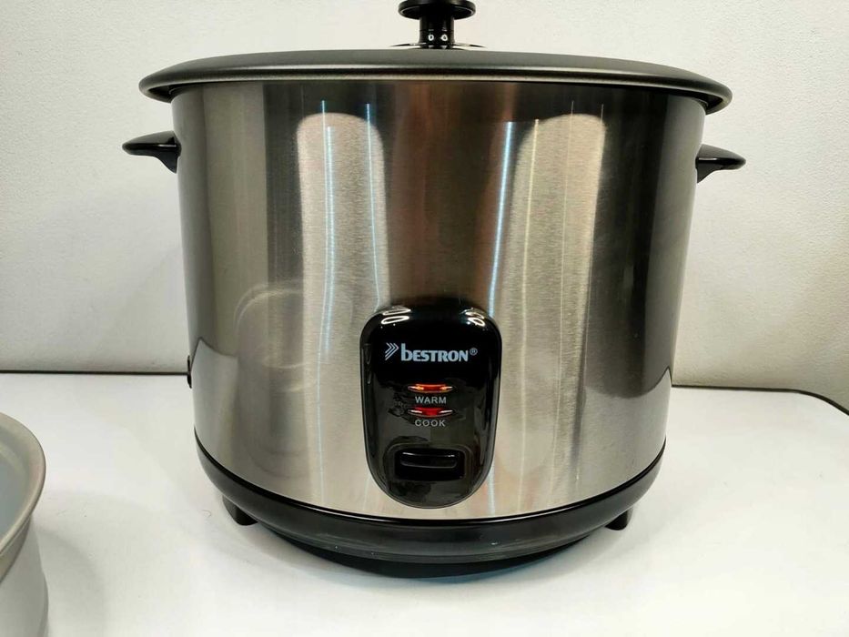 C98 Szybkowar Ryżowar Bestron ARC280 2,8 l, srebrny NOWY Z DEFEKTEM