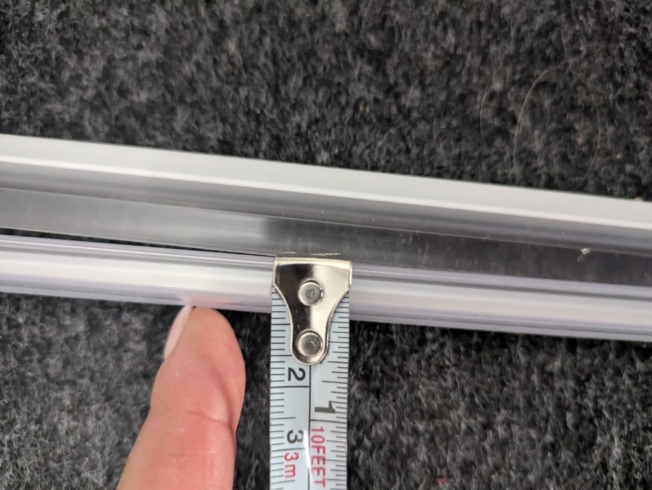 Uszczelki magnetyczne do kabiny prysznicowej 200 cm – komplet 2 szt. – nowe