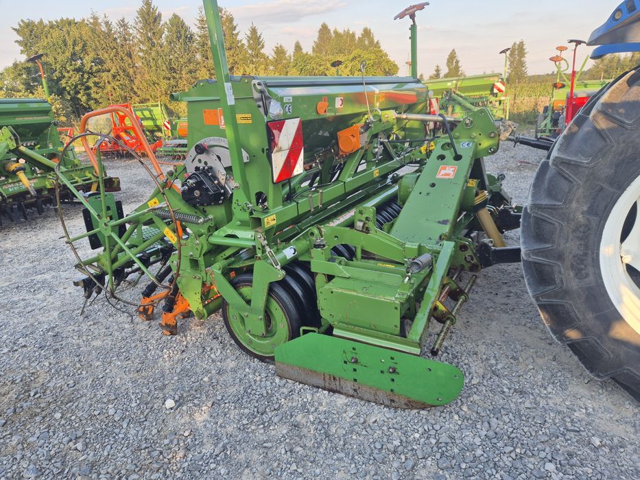 Amazone AD 303 KG KW 303 zestaw uprawowo siewny  nadbudowany d9  3m