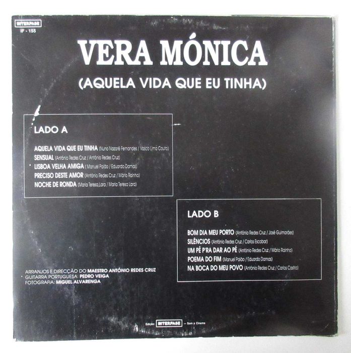 VERA MÓNICA - Aquela Vida Que Eu Tinha (LP)