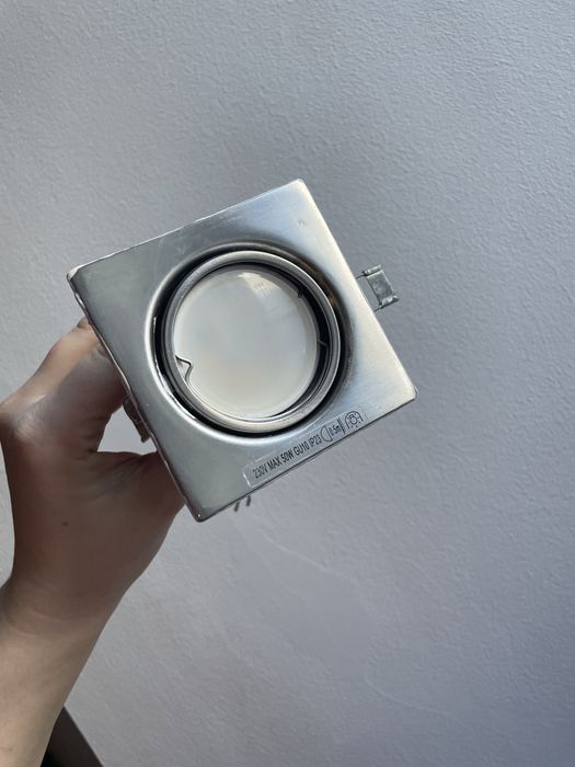 Lampy ledowe sufitowe komplet sztuk 10 podwieszany sufit