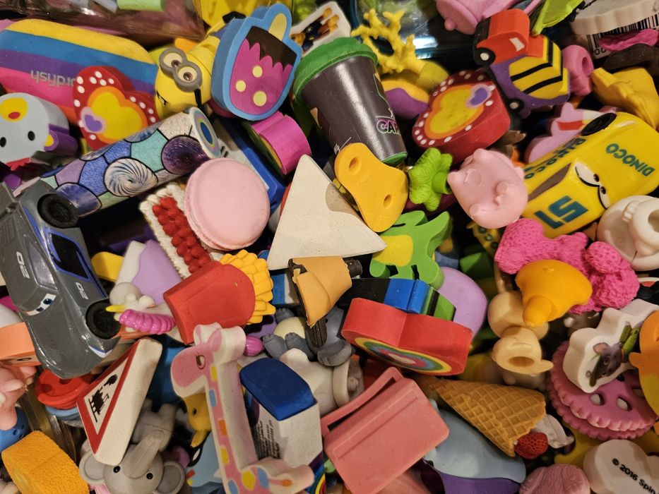 Kolekcja gumek do ścierania