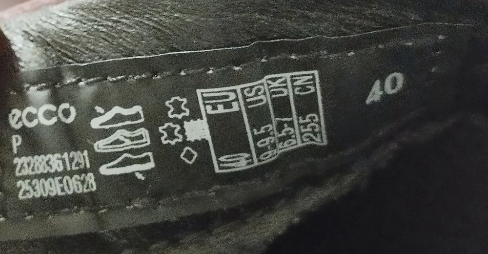 Шкіряні черевики челсі Ecco