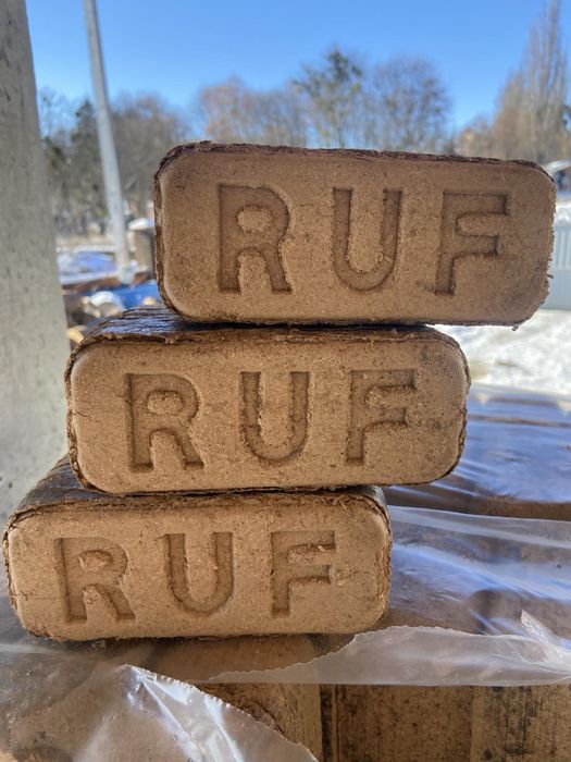 Брикети РУФ RUF в наявності на сьогодні  є доставка та опт