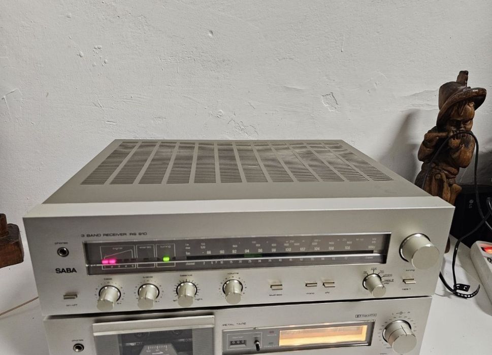 Amplituner stereo, magnetofon kasetowy Saba RS. -910 , 2x45W