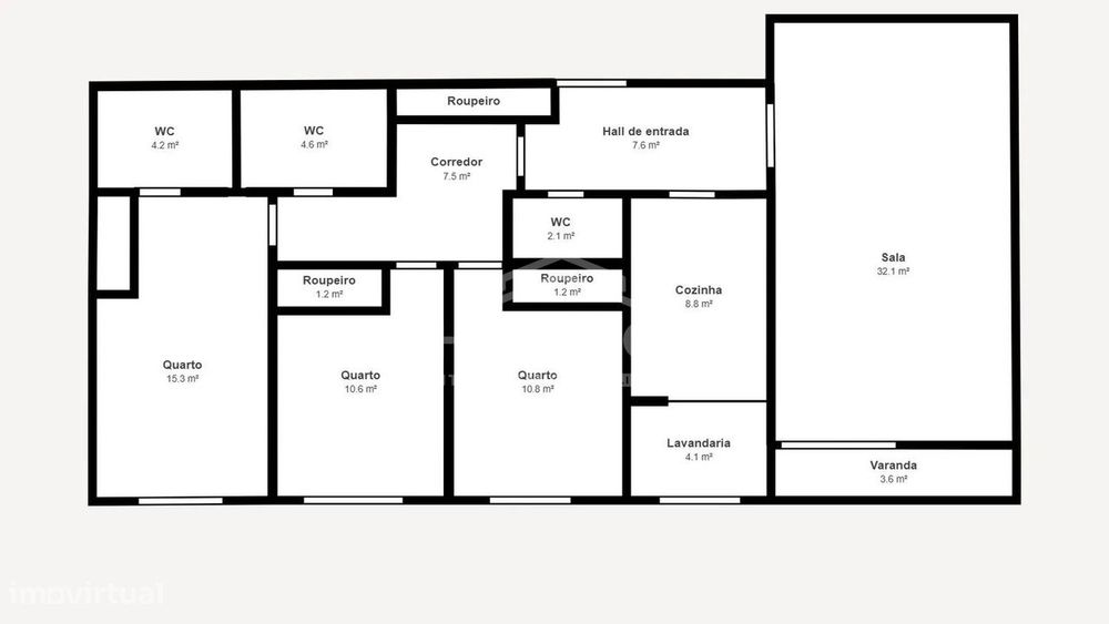T3 Maia | Condomínio Fechado com Piscina Interior