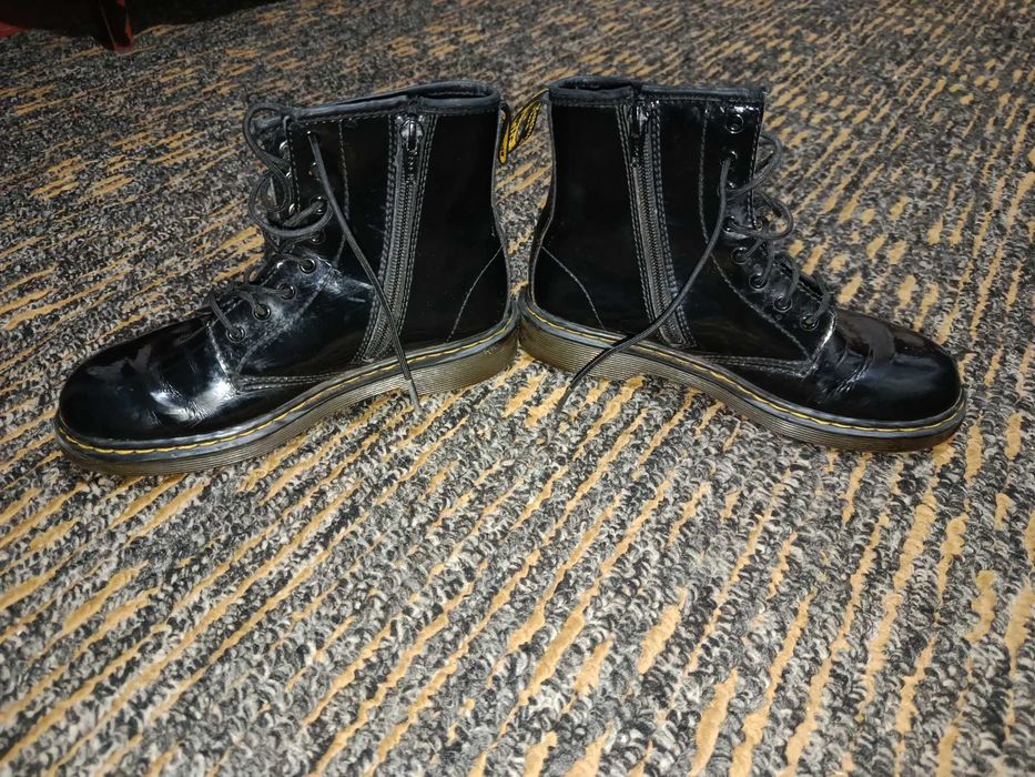 Лаковані черевики Dr. Martens 36 розмір чоботи берці берци сапоги ботинки ботінки шкіряні