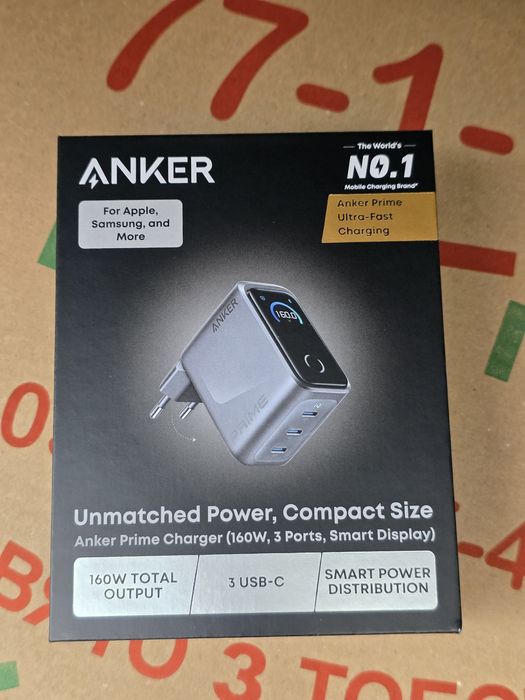 Anker Prime 160W зарядний пристрій