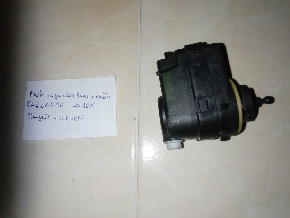 motor regulador farois PA66GF30 peugeot citroen