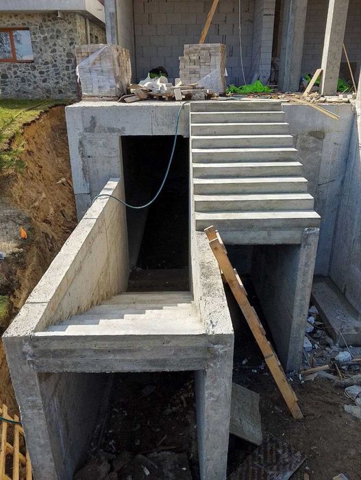 ВИГІДНО! Бетонні сходи під ключ. Сходи з бетону. Виготовлення і монтаж